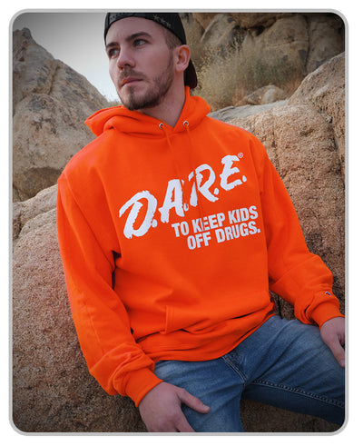 D.A.R.E. (Champion) Unisex - Orange Hoodie
